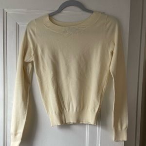 WOMYN Sweater | Long-Sleeve Cream Shirt Size Small